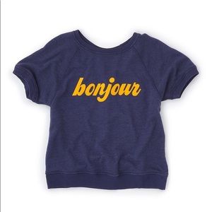 Ban.do “Bonjour” Sweatshirt Tee